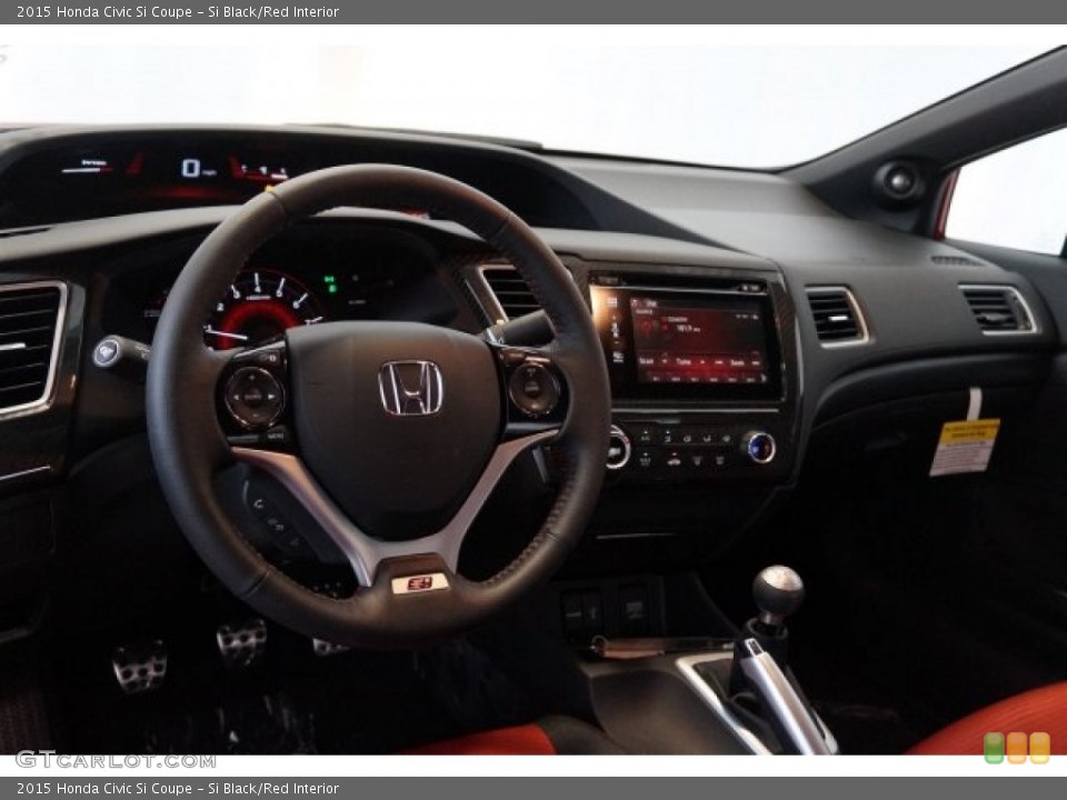 Si Black/Red Interior Dashboard for the 2015 Honda Civic Si Coupe #102140478