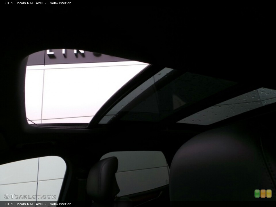 Ebony Interior Sunroof for the 2015 Lincoln MKC AWD #102141543