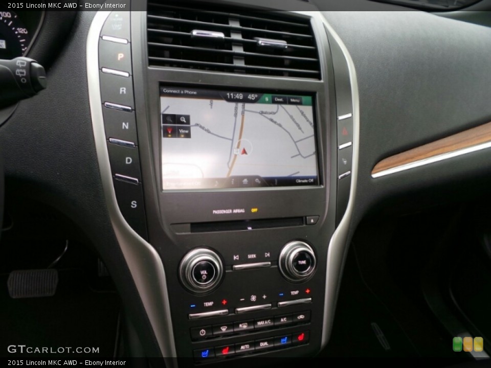Ebony Interior Controls for the 2015 Lincoln MKC AWD #102141591