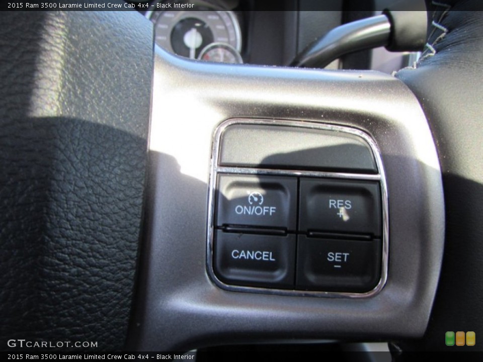 Black Interior Controls for the 2015 Ram 3500 Laramie Limited Crew Cab 4x4 #102141606