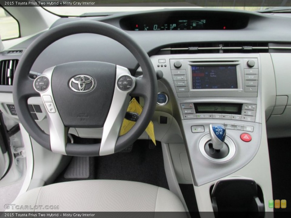 Misty Gray Interior Dashboard for the 2015 Toyota Prius Two Hybrid #102145686