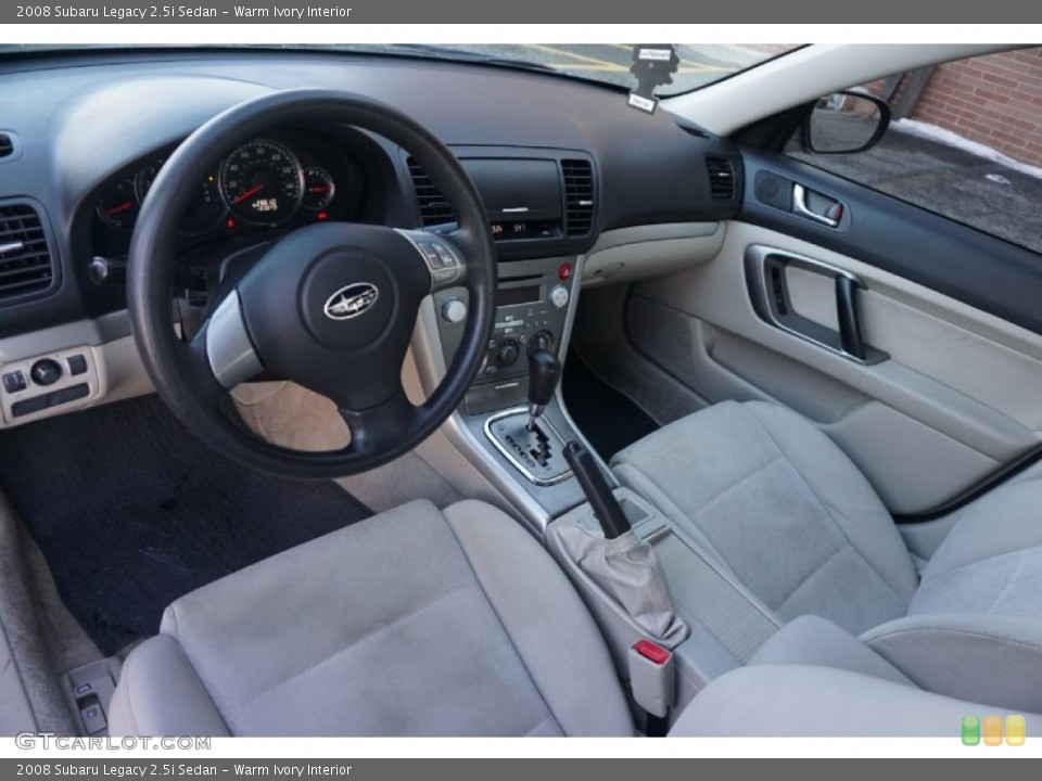 Warm Ivory Interior Photo for the 2008 Subaru Legacy 2.5i Sedan #102145728