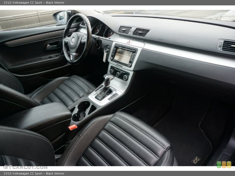 Black Interior Dashboard For The 2010 Volkswagen Cc Sport