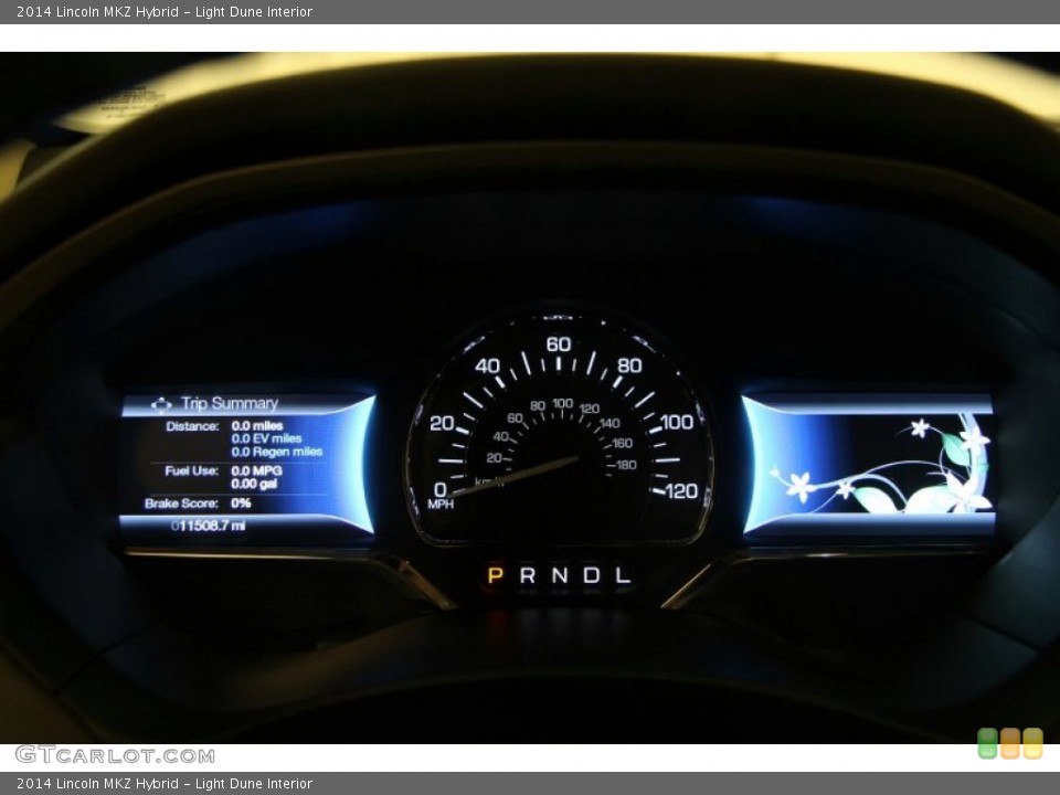 Light Dune Interior Gauges for the 2014 Lincoln MKZ Hybrid #102147788