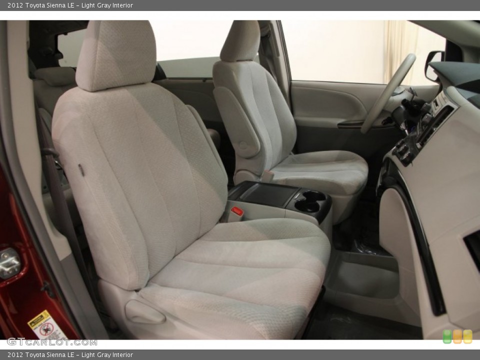 Light Gray Interior Front Seat for the 2012 Toyota Sienna LE #102148850