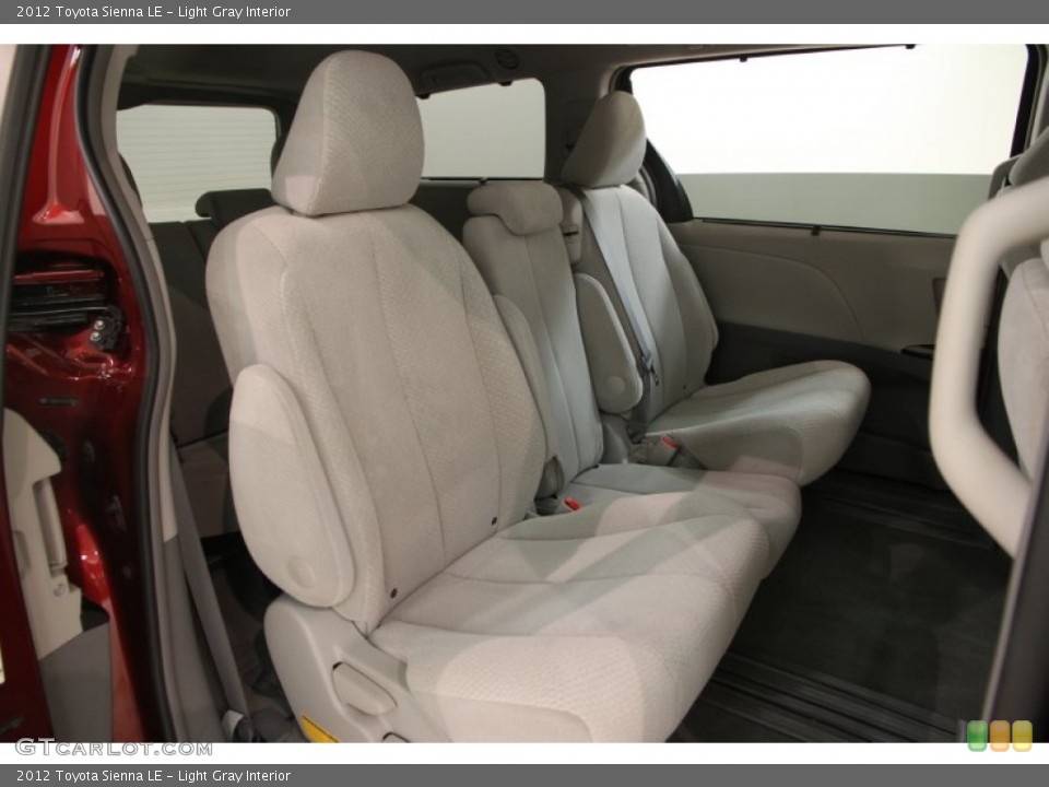 Light Gray Interior Rear Seat for the 2012 Toyota Sienna LE #102148874