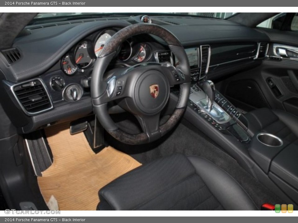 Black 2014 Porsche Panamera Interiors