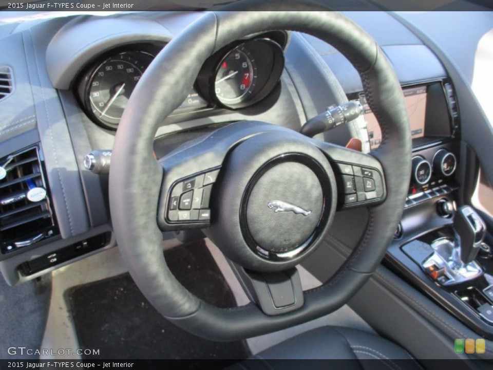 Jet Interior Steering Wheel for the 2015 Jaguar F-TYPE S Coupe #102157703