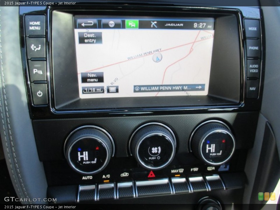Jet Interior Controls for the 2015 Jaguar F-TYPE S Coupe #102157727