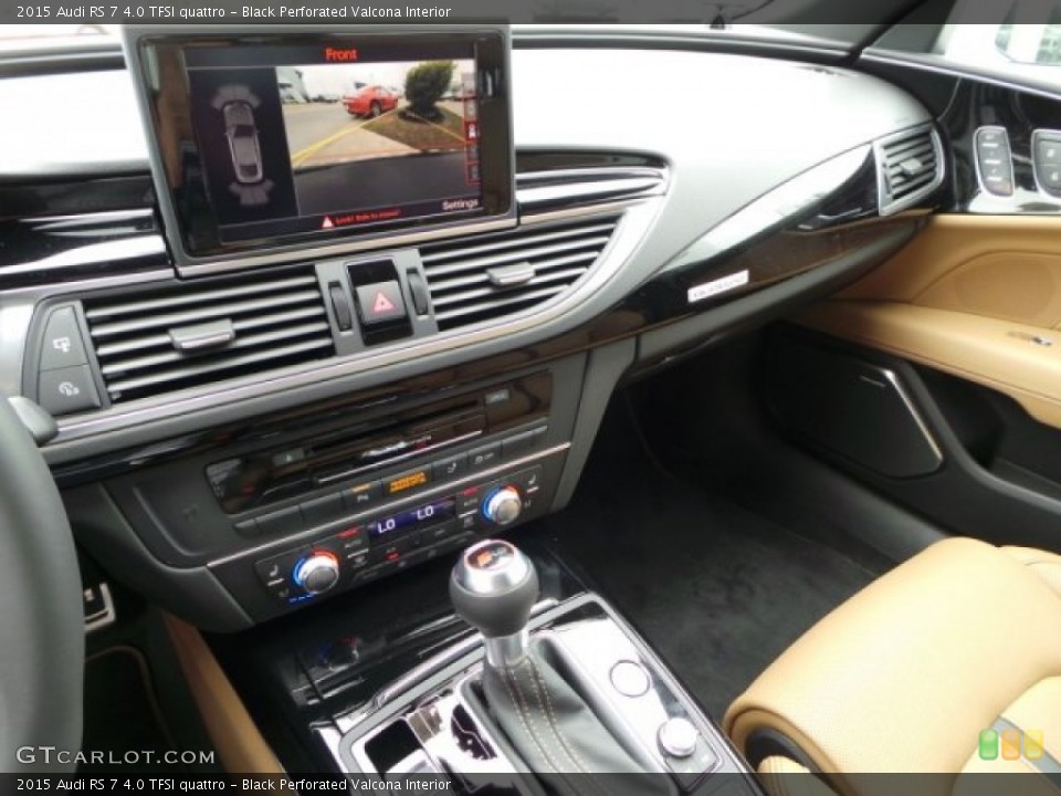 Black Perforated Valcona Interior Controls for the 2015 Audi RS 7 4.0 TFSI quattro #102158069