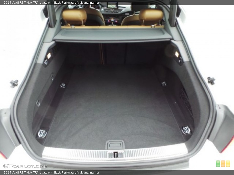 Black Perforated Valcona Interior Trunk for the 2015 Audi RS 7 4.0 TFSI quattro #102158360