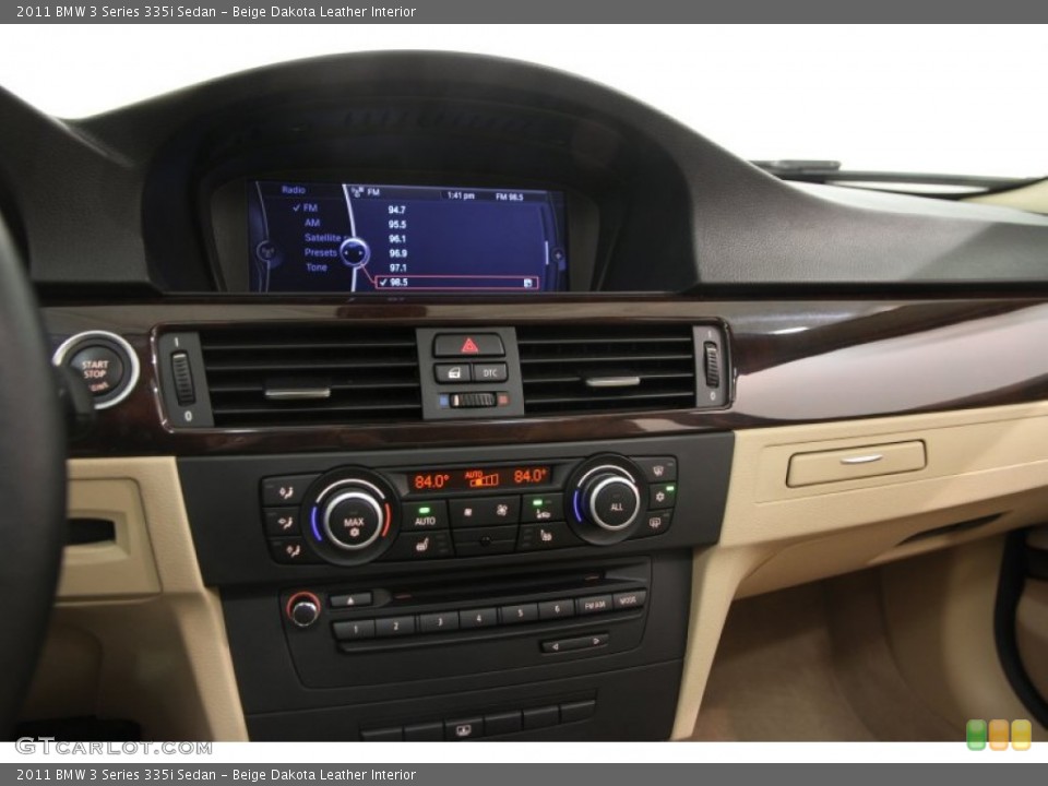 Beige Dakota Leather Interior Controls for the 2011 BMW 3 Series 335i Sedan #102158675