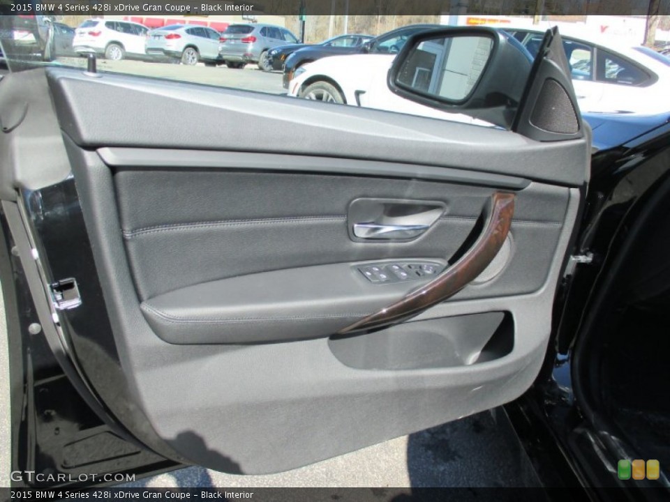 Black Interior Door Panel for the 2015 BMW 4 Series 428i xDrive Gran Coupe #102161819
