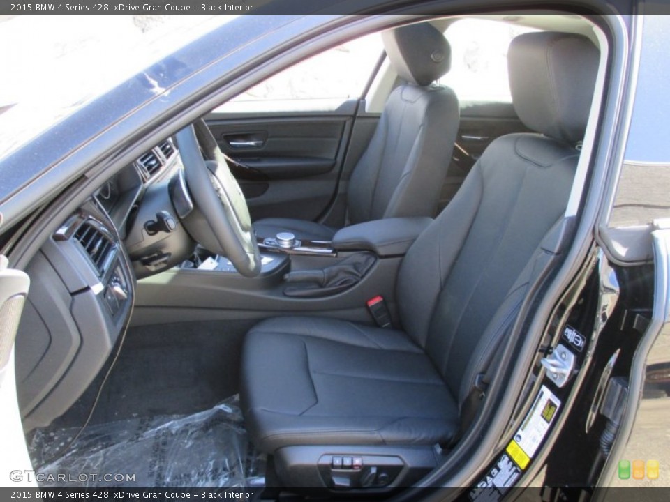 Black Interior Front Seat for the 2015 BMW 4 Series 428i xDrive Gran Coupe #102161876