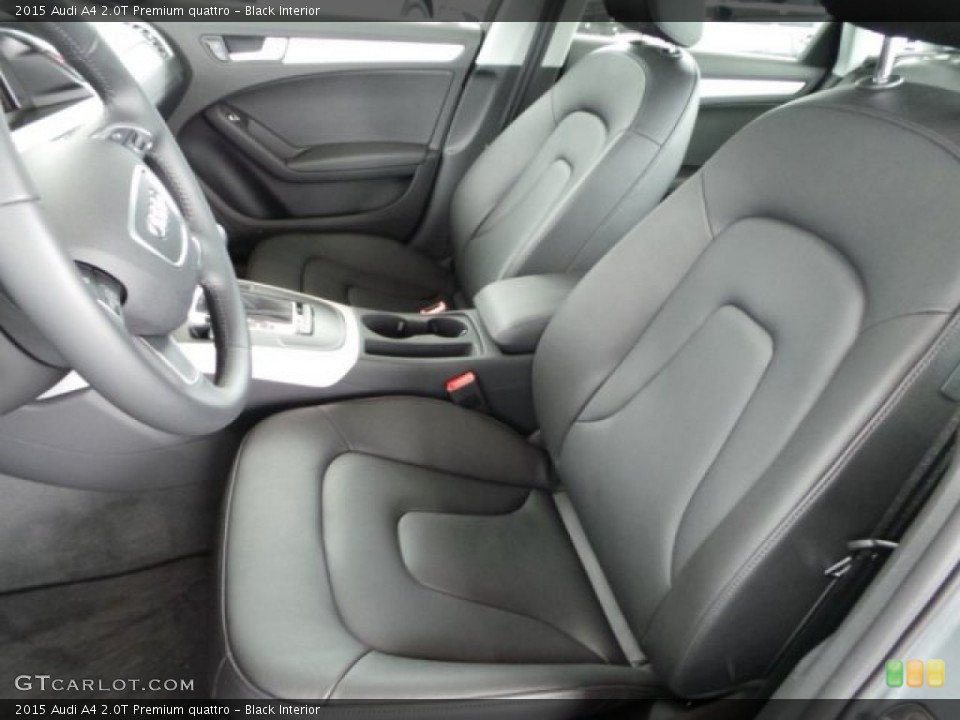 Black Interior Front Seat for the 2015 Audi A4 2.0T Premium quattro #102162035