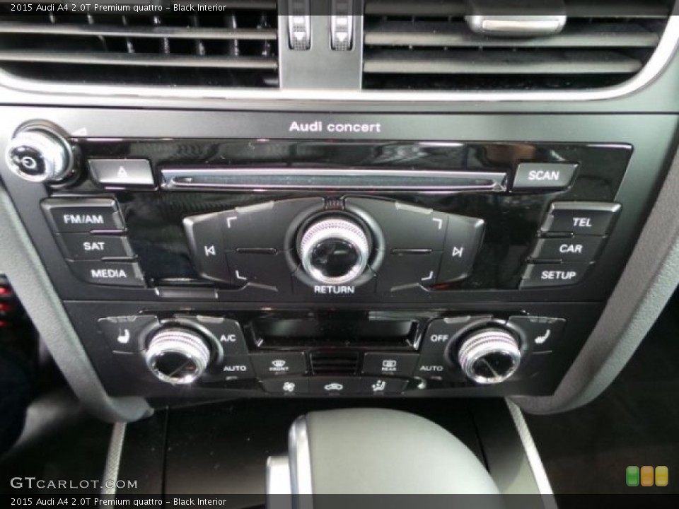 Black Interior Controls for the 2015 Audi A4 2.0T Premium quattro #102162179
