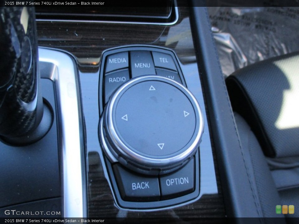 Black Interior Controls for the 2015 BMW 7 Series 740Li xDrive Sedan #102163004