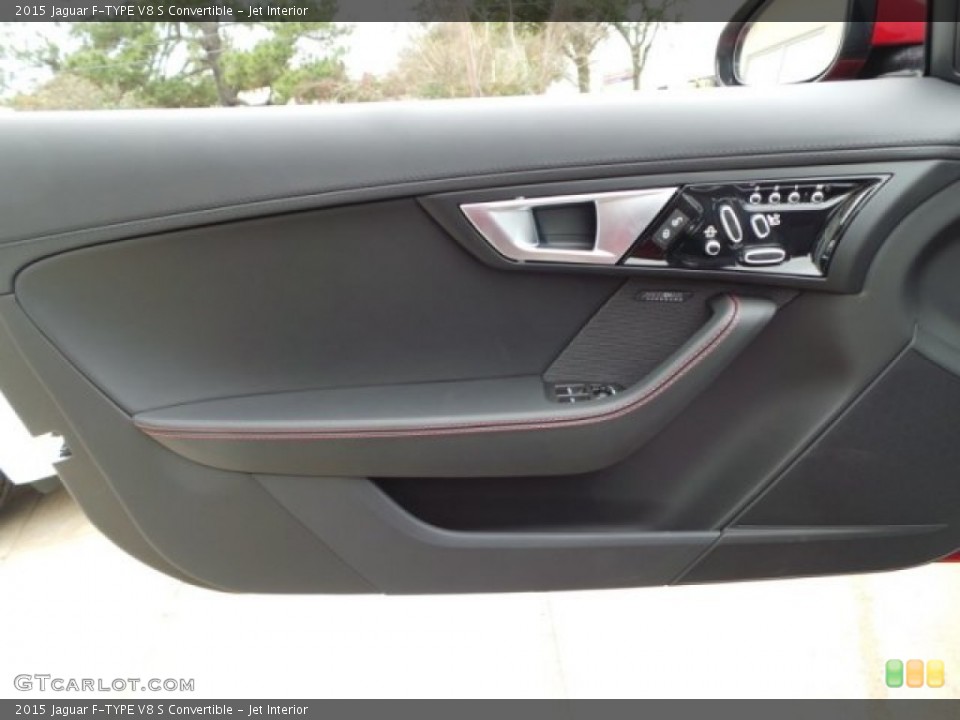 Jet Interior Door Panel for the 2015 Jaguar F-TYPE V8 S Convertible #102167339