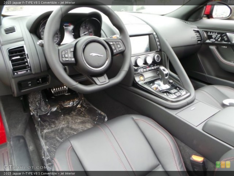Jet Interior Photo for the 2015 Jaguar F-TYPE V8 S Convertible #102167363