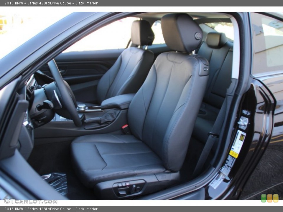 Black Interior Front Seat for the 2015 BMW 4 Series 428i xDrive Coupe #102167393