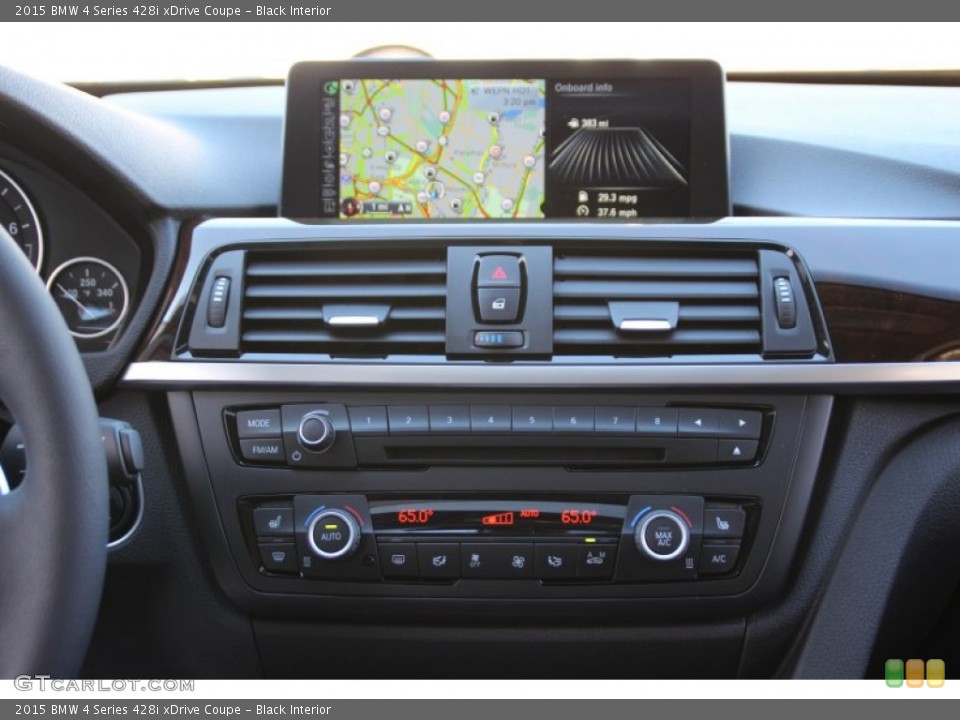 Black Interior Controls for the 2015 BMW 4 Series 428i xDrive Coupe #102167465