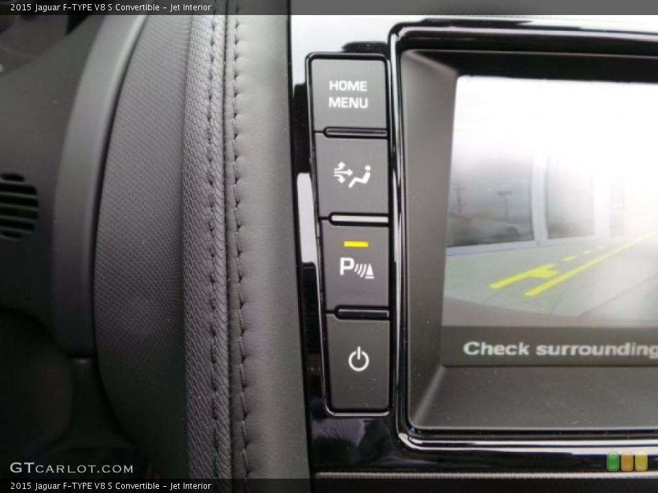 Jet Interior Controls for the 2015 Jaguar F-TYPE V8 S Convertible #102167519