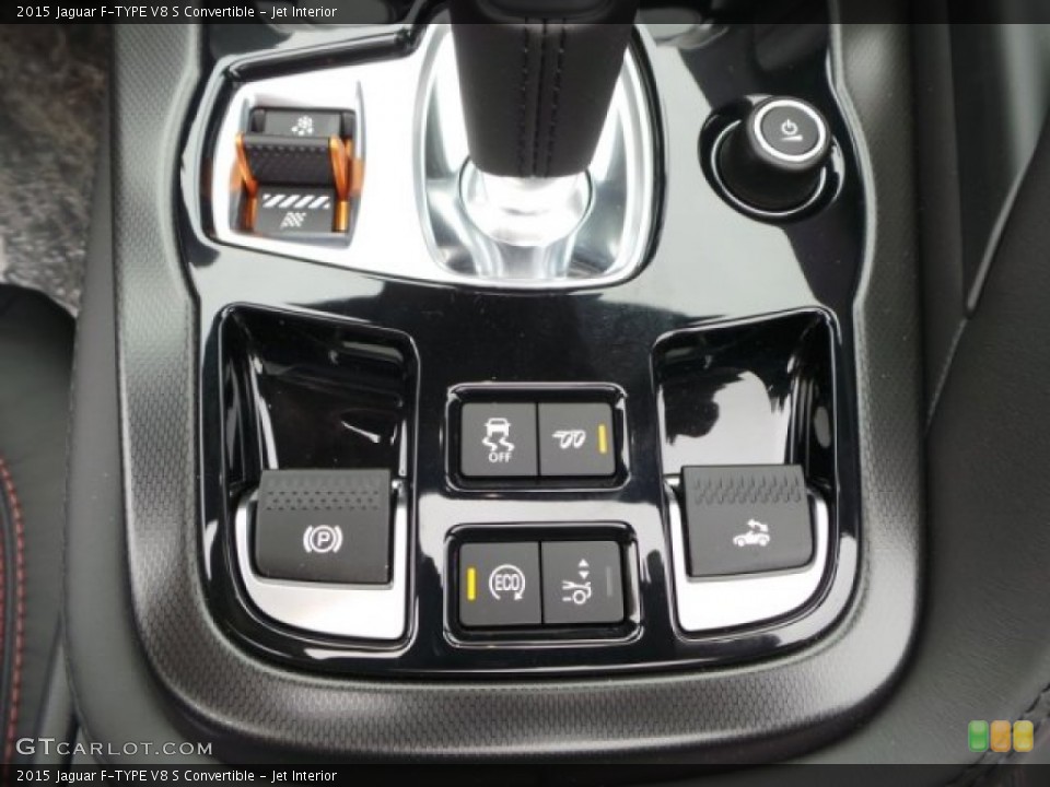 Jet Interior Controls for the 2015 Jaguar F-TYPE V8 S Convertible #102167589