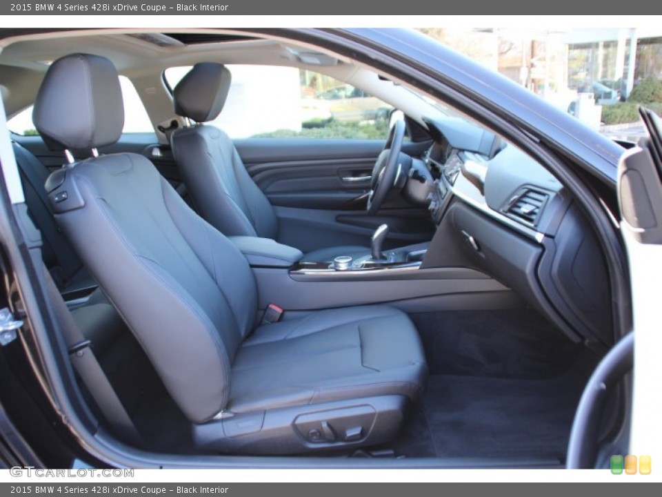 Black Interior Front Seat for the 2015 BMW 4 Series 428i xDrive Coupe #102167732