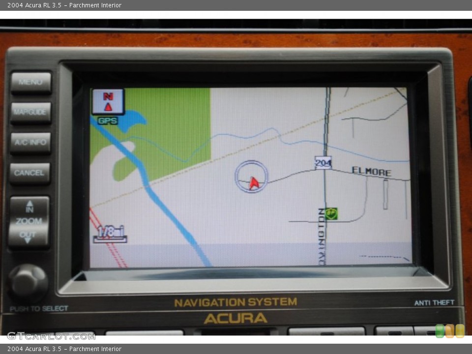 Parchment Interior Navigation for the 2004 Acura RL 3.5 #102172769
