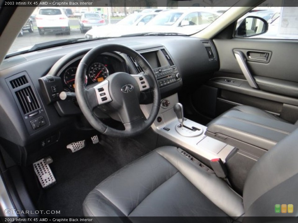 Graphite Black Interior Photo for the 2003 Infiniti FX 45 AWD #102173108