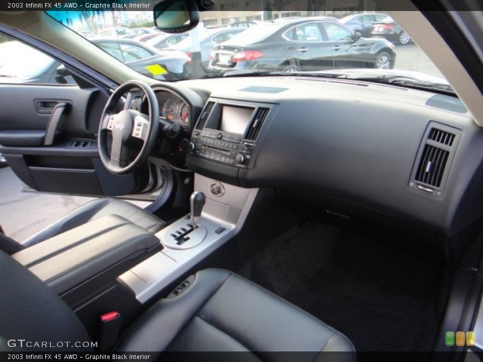 Graphite Black Interior Dashboard for the 2003 Infiniti FX 45 AWD #102173384