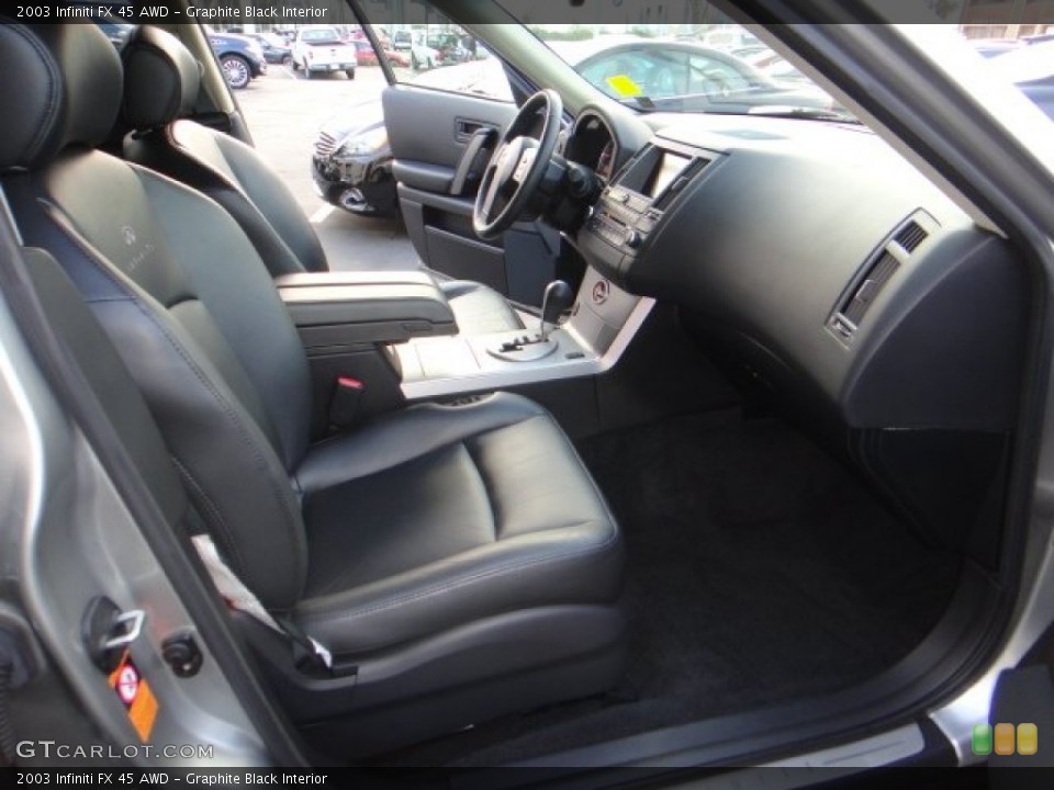 Graphite Black 2003 Infiniti FX Interiors