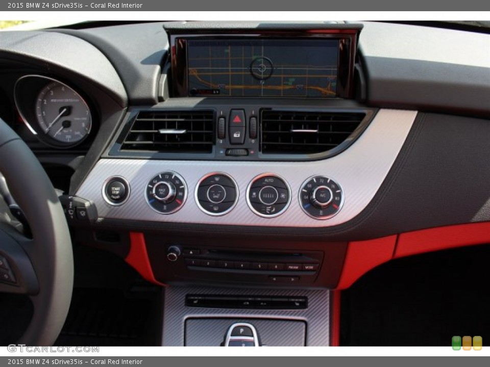 Coral Red Interior Controls for the 2015 BMW Z4 sDrive35is #102174995