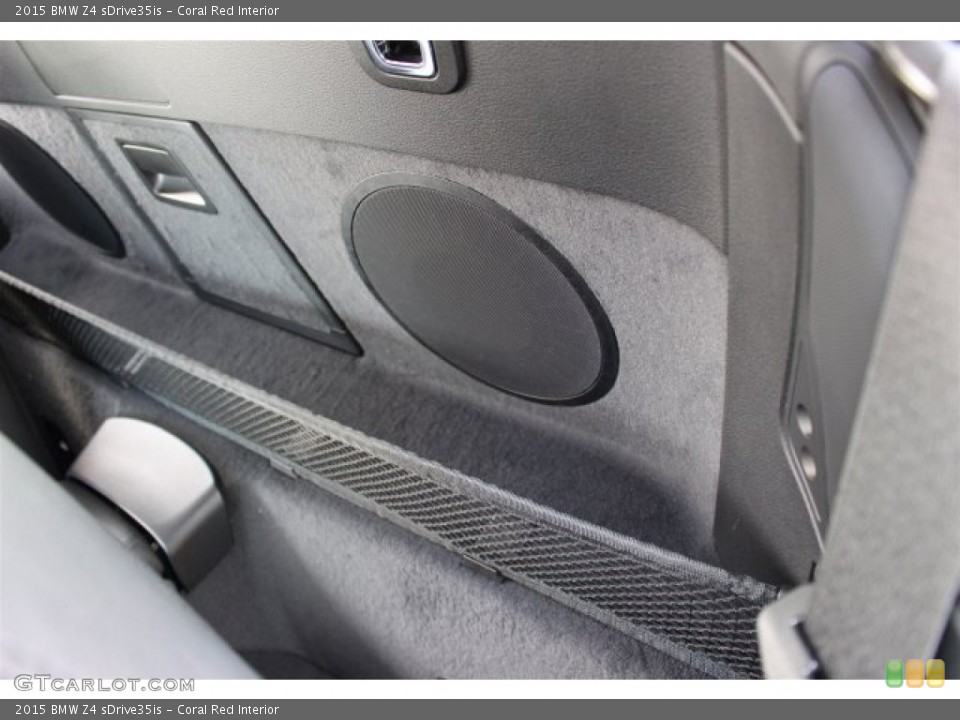 Coral Red Interior Audio System for the 2015 BMW Z4 sDrive35is #102175014