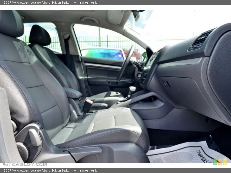 Anthracite Interior Front Seat for the 2007 Volkswagen Jetta Wolfsburg Edition Sedan #102176621