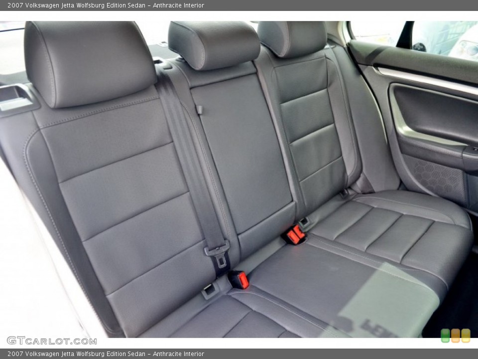 Anthracite Interior Rear Seat for the 2007 Volkswagen Jetta Wolfsburg Edition Sedan #102176863