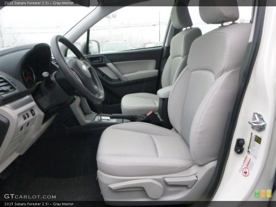 Gray Interior Photo for the 2015 Subaru Forester 2.5i #102177923