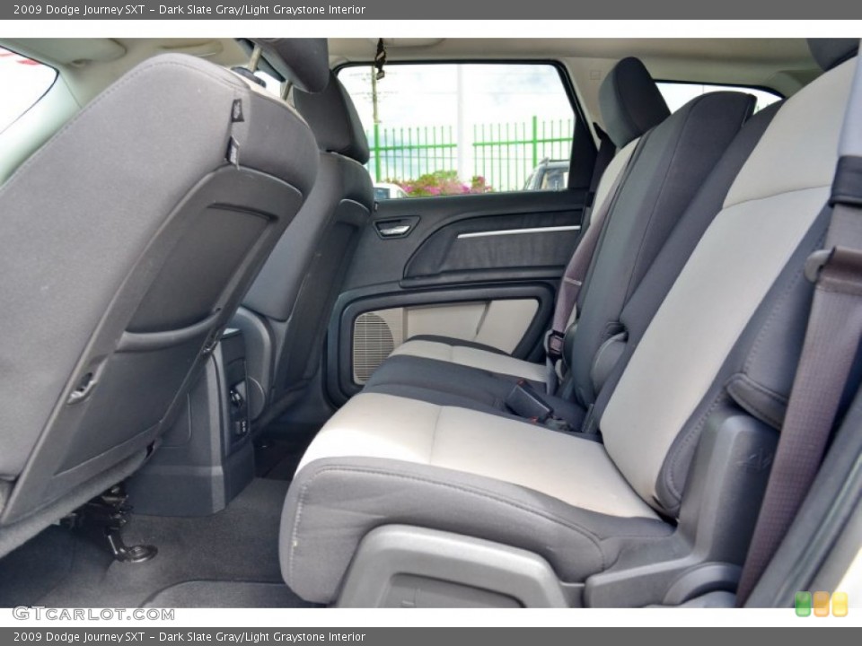 Dark Slate Gray/Light Graystone Interior Rear Seat for the 2009 Dodge Journey SXT #102178229