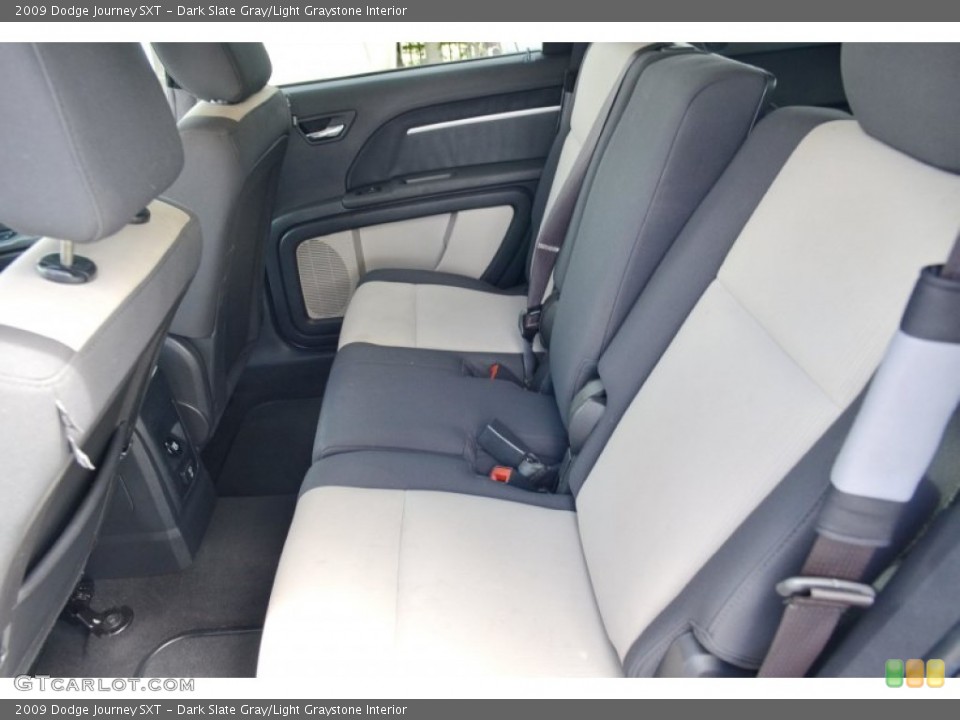Dark Slate Gray/Light Graystone Interior Rear Seat for the 2009 Dodge Journey SXT #102178247