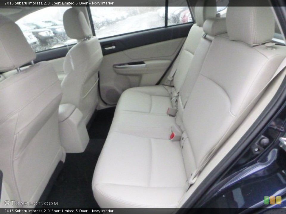 Ivory Interior Rear Seat for the 2015 Subaru Impreza 2.0i Sport Limited 5 Door #102179909