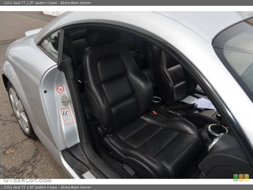 Ebony Black Interior Front Seat for the 2001 Audi TT 1.8T quattro Coupe #102180596