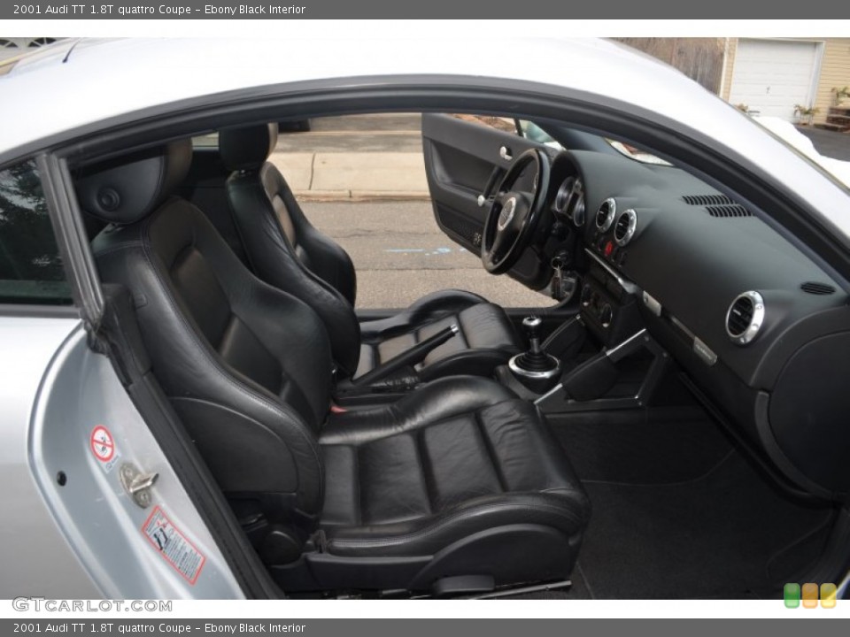 Ebony Black Interior Front Seat for the 2001 Audi TT 1.8T quattro Coupe #102180623