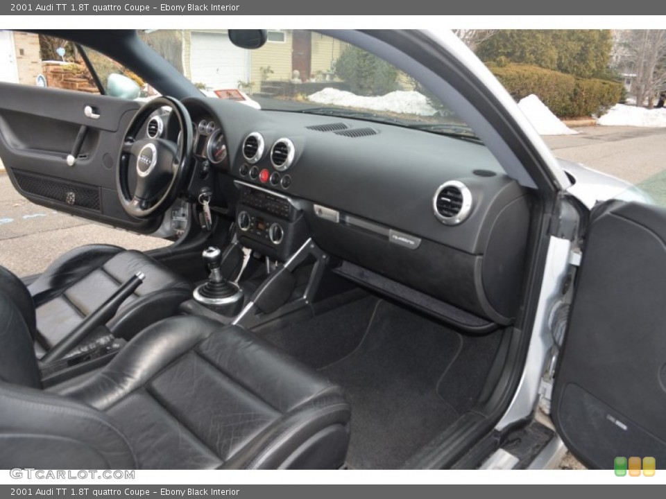 Ebony Black Interior Dashboard for the 2001 Audi TT 1.8T quattro Coupe #102180689