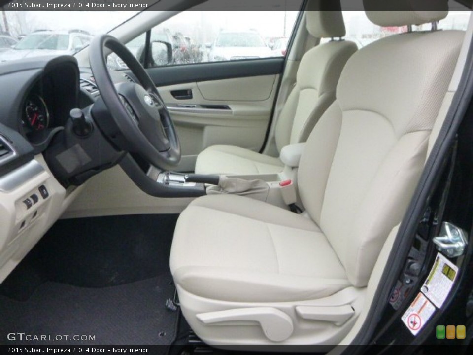 Ivory Interior Front Seat for the 2015 Subaru Impreza 2.0i 4 Door #102181445