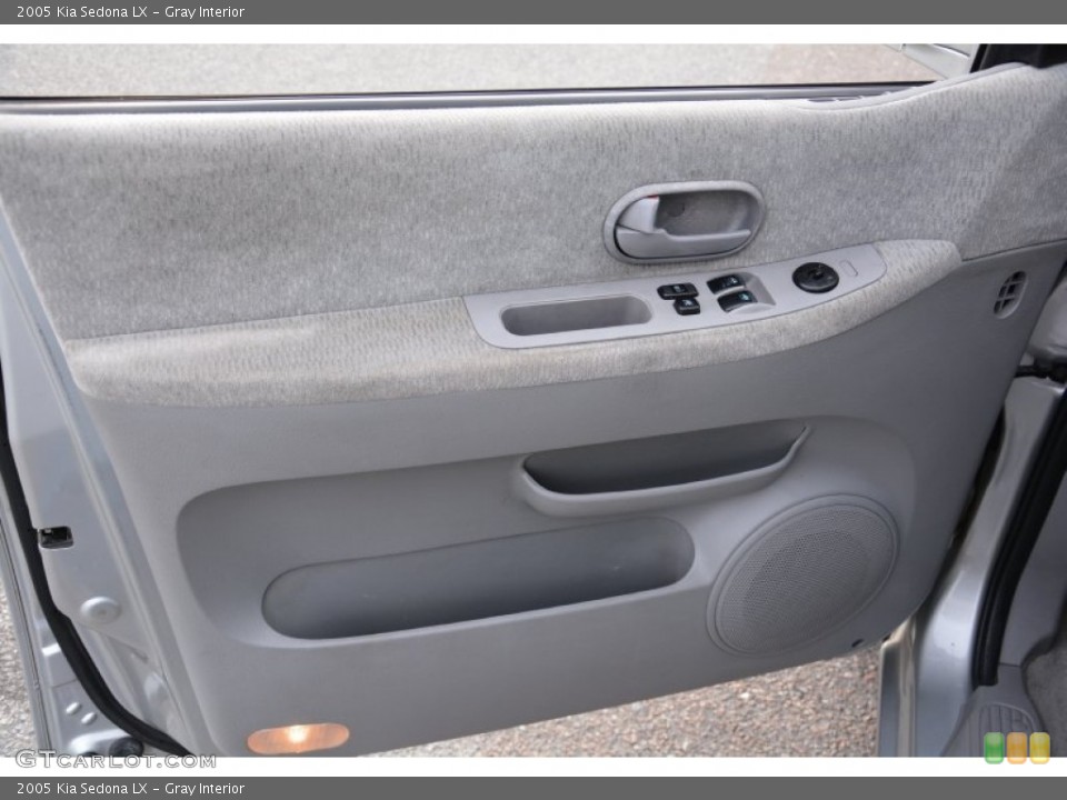 Gray Interior Door Panel for the 2005 Kia Sedona LX #102181658