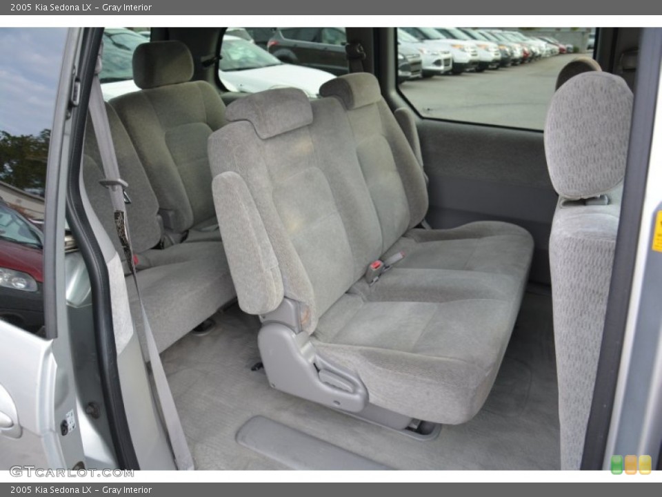 Gray Interior Rear Seat for the 2005 Kia Sedona LX #102181769