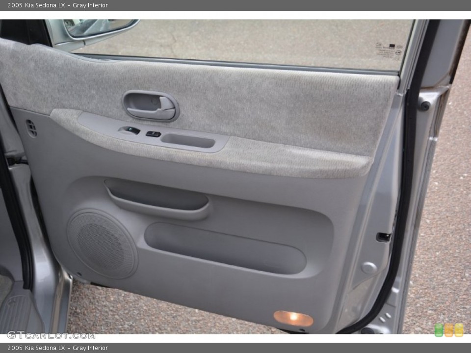 Gray Interior Door Panel for the 2005 Kia Sedona LX #102181835