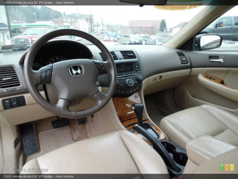 Ivory 2003 Honda Accord Interiors