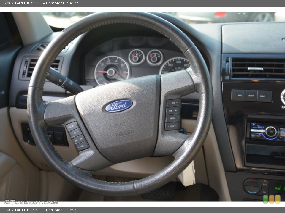 Light Stone Interior Steering Wheel for the 2007 Ford Fusion SEL #102183077