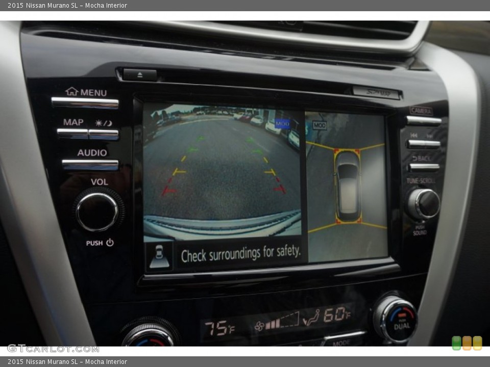 Mocha Interior Controls for the 2015 Nissan Murano SL #102184661
